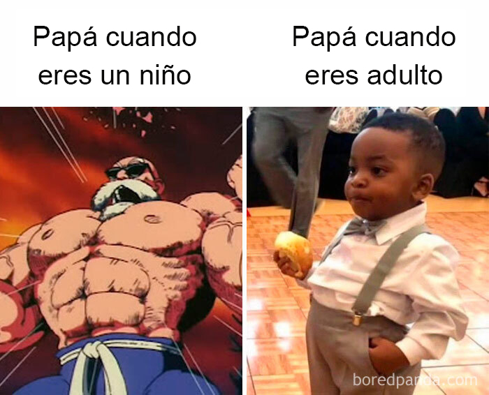 Evolución de papá