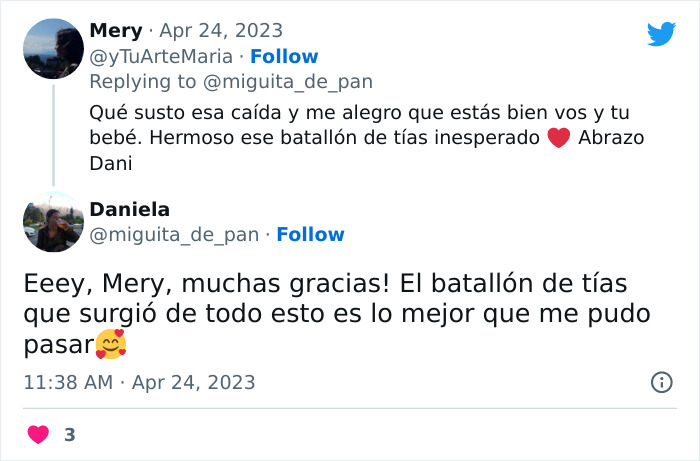 La sororidad existe: esta embarazada argentina tuvo un accidente y una tropa de mujeres acudi&oacute; en su ayuda
