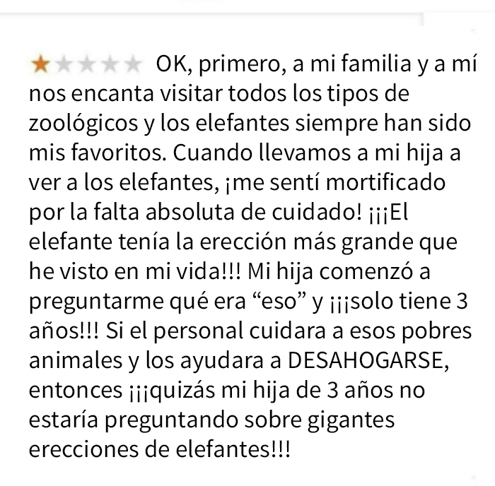 Este padre caprichoso quiso que el personal del zoológico masturbara un elefante (¡un elefante real) para que su hija no hiciera preguntas…