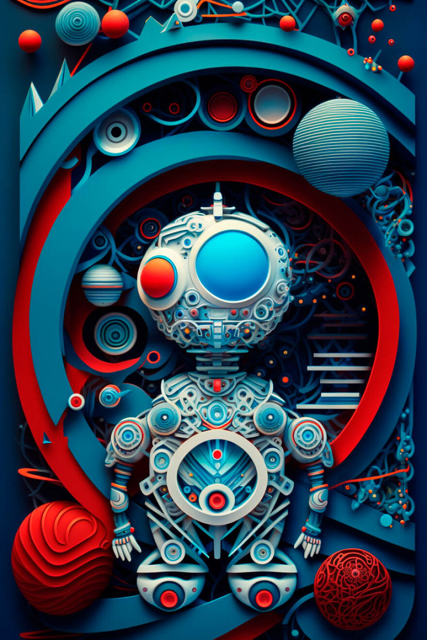 He Hecho Estos Paper Arts Con Midjourney Y Photoshop