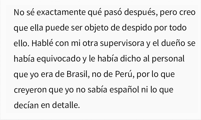 Unos trabajadores mexicanos asumen err&oacute;neamente que su nueva compa&ntilde;era no entiende espa&ntilde;ol y empiezan a hablar mal de ella