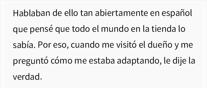 Unos trabajadores mexicanos asumen err&oacute;neamente que su nueva compa&ntilde;era no entiende espa&ntilde;ol y empiezan a hablar mal de ella