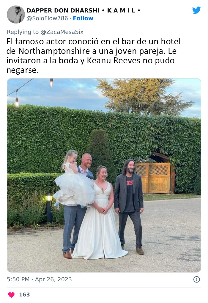 La leyenda de Keanu Reeves sigue creciendo tras un tierno encuentro con un fan de 9 a&ntilde;os