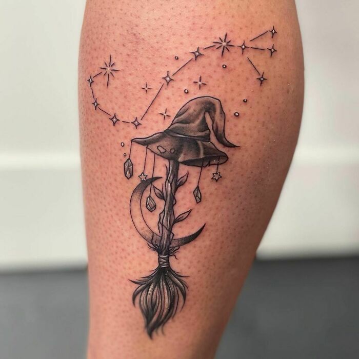 30 Tatuajes muy simbólicos para sentirse brujita todo el año