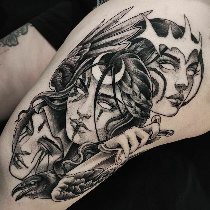 30 Tatuajes muy simbólicos para sentirse brujita todo el año