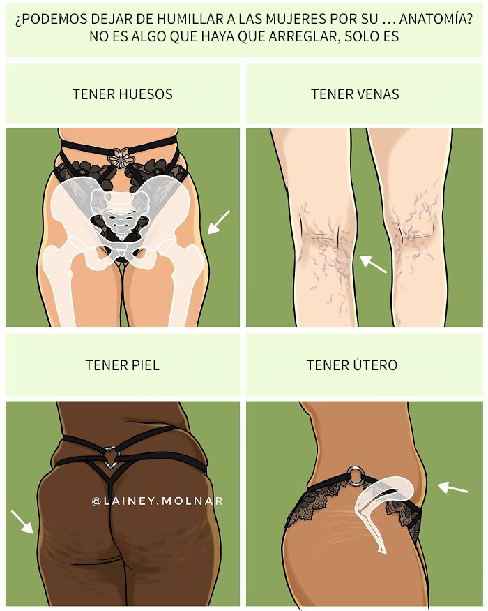 21 Illustrations By Lainey Molnar That Challenge Societal Norms Surrounding Femininity, Body Image, And More (New Pics)