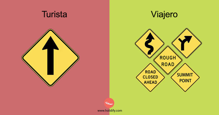 Holidify Released A Series Of Images Illustrating The Differences Between Tourists And Travelers (12 Pics)