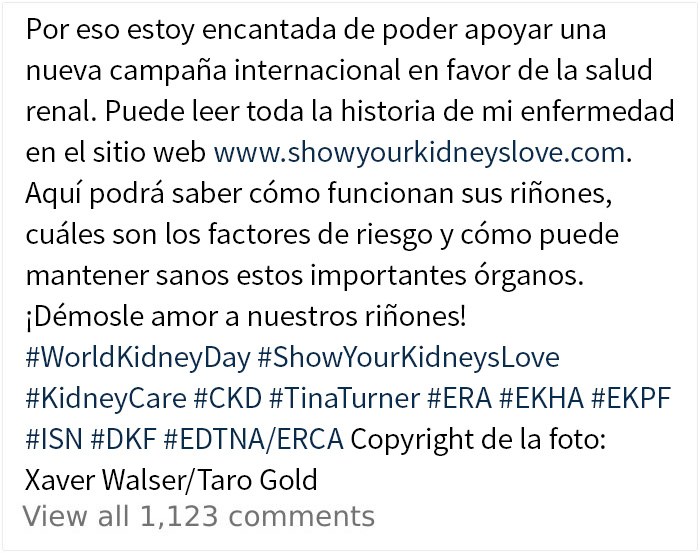 El ominoso post de Instagram de Tina Turner dos meses antes de morir explicaba mucho sobre su estado de salud El ominoso post de Instagram de Tina Turner dos meses antes de morir explicaba mucho sobre su estado de salud