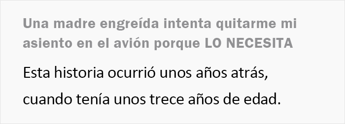 Esta madre engreída exigía que toda su familia volara en 1ª clase echando a un menor de su asiento, y acabó siendo expulsada del avión Esta madre engreída exigía que toda su familia volara en 1ª clase echando a un menor de su asiento, y acabó siendo expulsada del avión