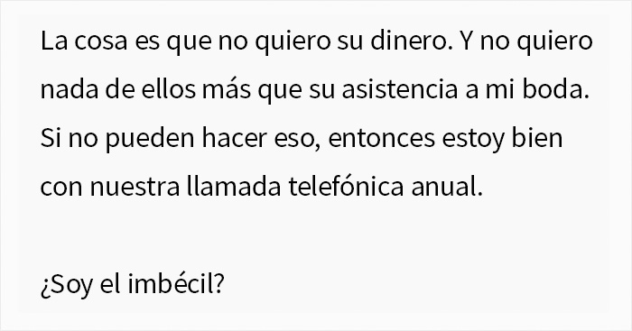 Tras 16 a&ntilde;os, este hijo ofrece "vender" su perd&oacute;n a sus padres por haberle "echado" de casa a los 18
