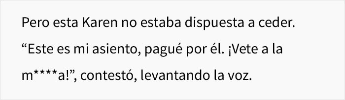 Esta Karen intent&oacute; quitarle el asiento de avi&oacute;n a un hombre y arm&oacute; un esc&aacute;ndalo cuando &eacute;l quiso recuperarlo