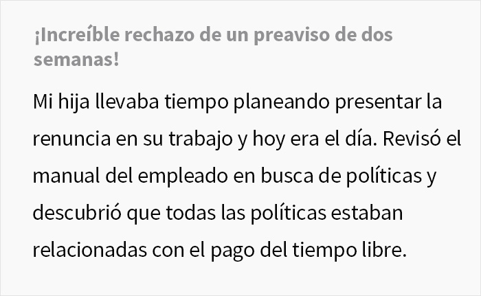Esta empleada acalla la curiosidad de su jefe sobre su anormal carga de trabajo despu&eacute;s de que &eacute;ste la despidiera en el acto