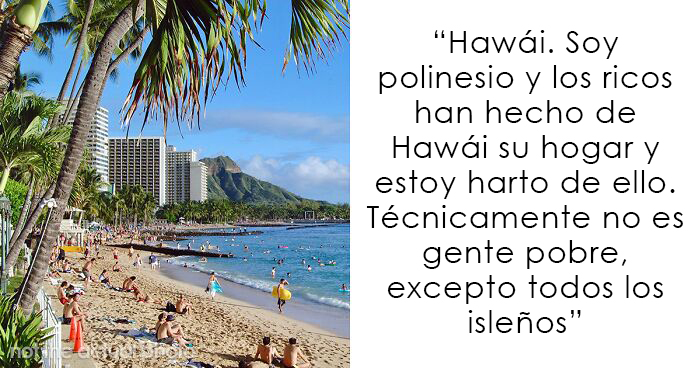 «¿Qué les gustaba a los pobres hasta que los ricos lo arruinaron?»: 35 respuestas
