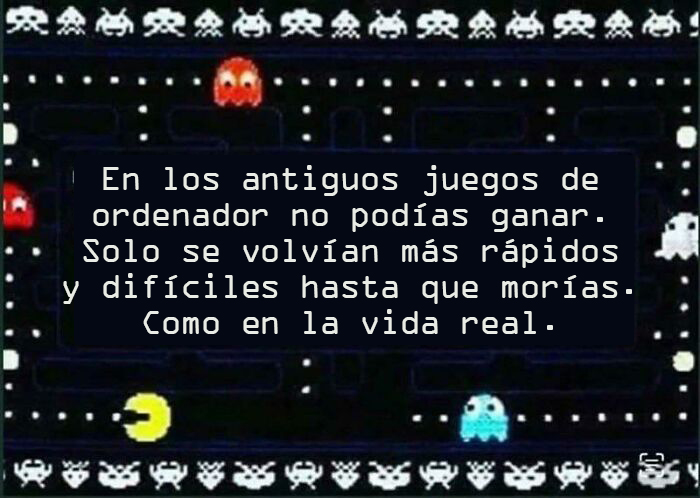 Me parece que somos los únicos que aceptamos esta realidad