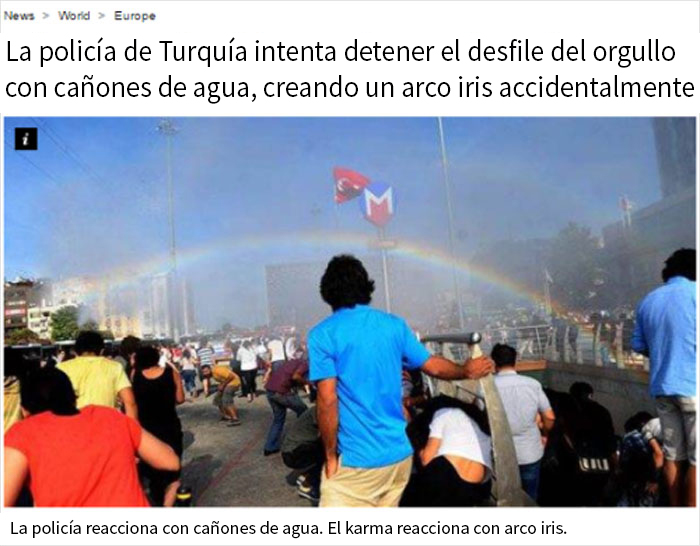 Hemos detenido el desfile del orgullo, jefe