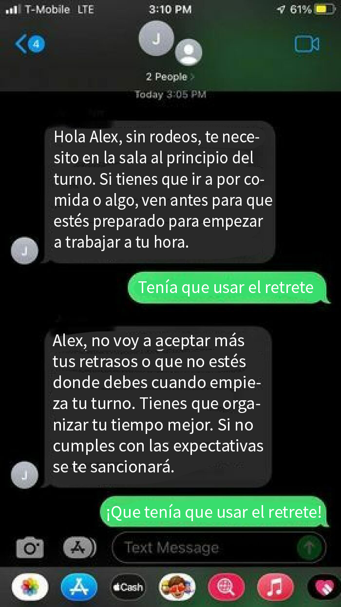 30 Screenshots Of Text Exchanges Featuring Job Resignations, As Shared On This Page