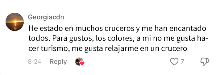Esta mujer cuenta por qué nadie debería irse de crucero Esta mujer cuenta por qué nadie debería irse de crucero
