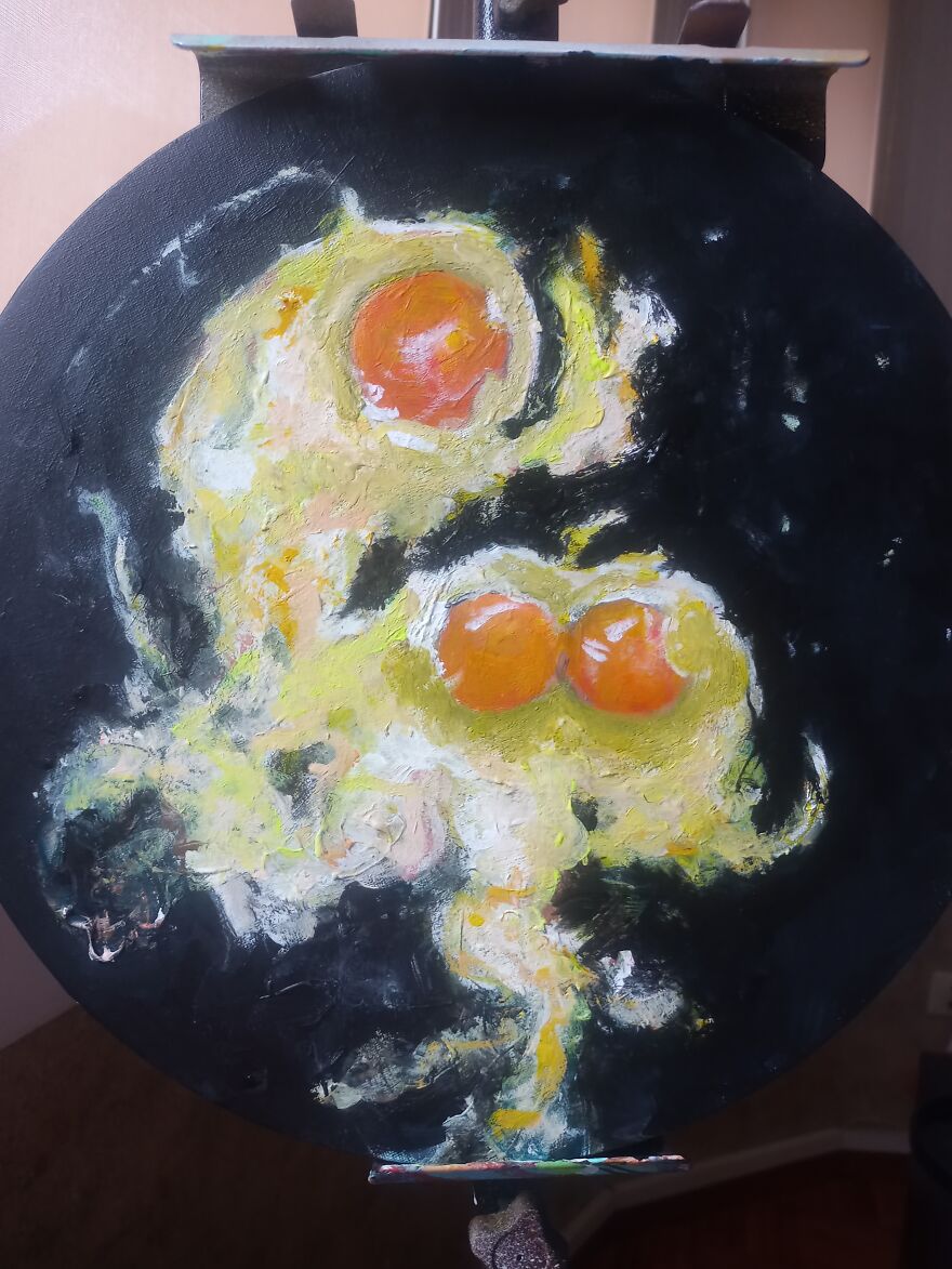 Estudio Pict&oacute;rico Sobre Huevos Fritos