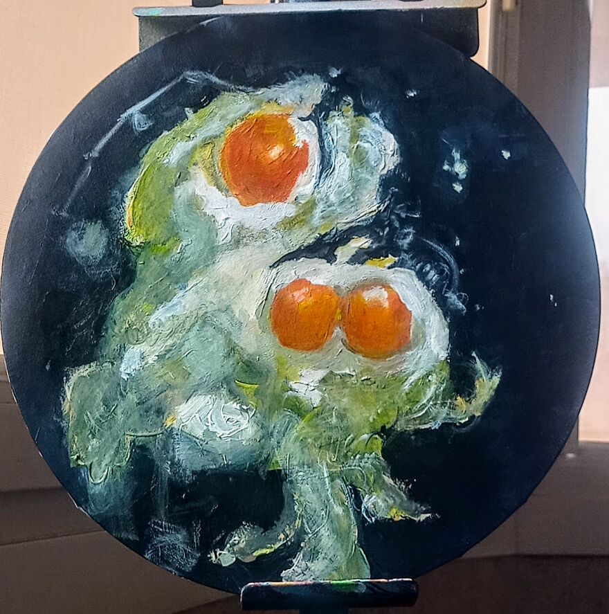 Estudio Pict&oacute;rico Sobre Huevos Fritos