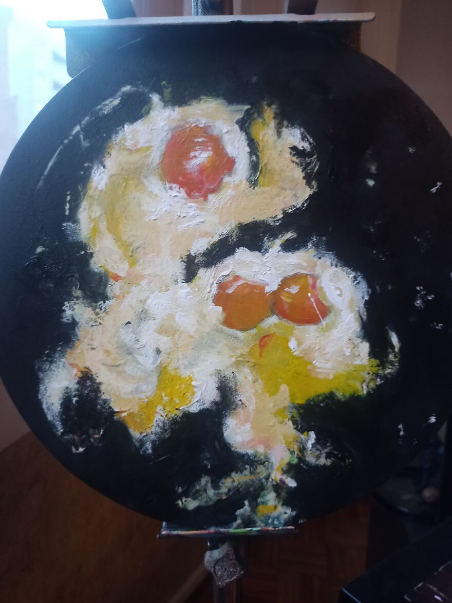 Estudio Pict&oacute;rico Sobre Huevos Fritos