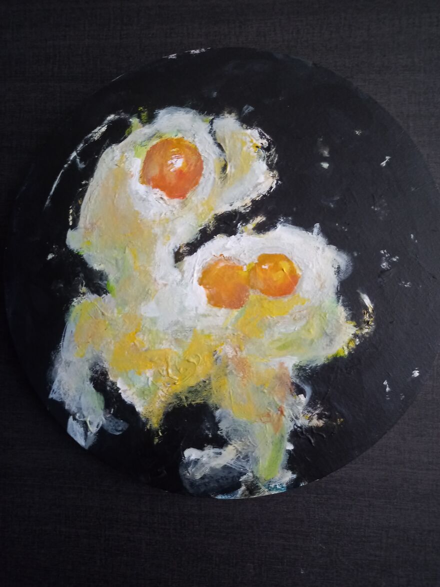 Estudio Pict&oacute;rico Sobre Huevos Fritos