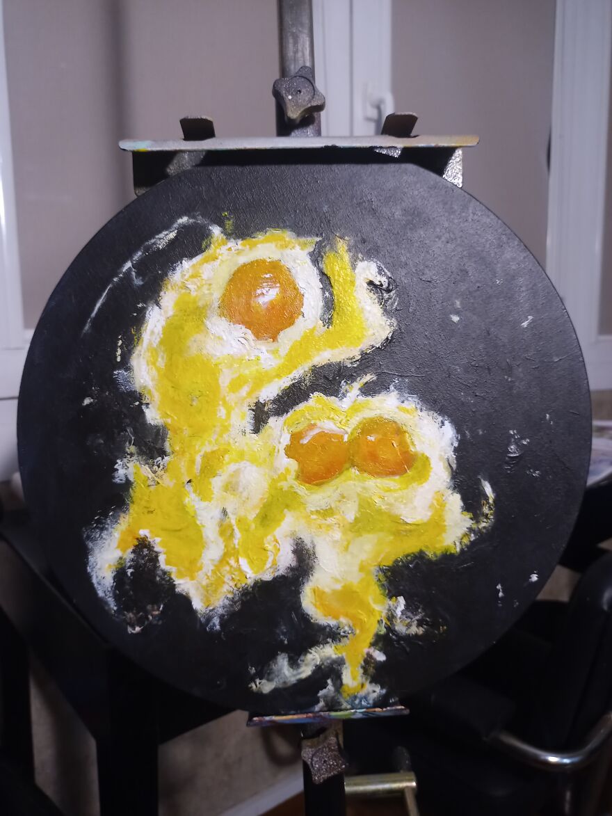 Estudio Pict&oacute;rico Sobre Huevos Fritos