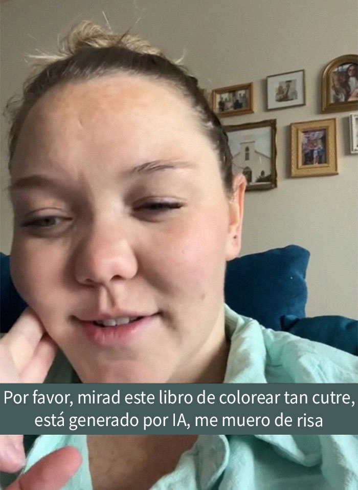 Esta mujer cre&iacute;a haberse comprado un libro normal de colorear gatitos, pero empieza a ver demasiadas cosas raras
