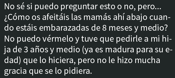 No pasa nada si no te lo depilas, no hace falta traumatizar a tu hija