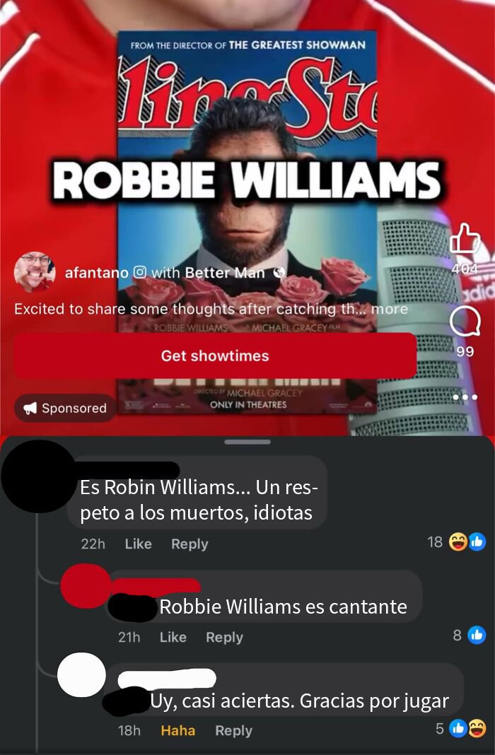 Comentarios sobre portada de revista con confusión de nombres entre famosos.