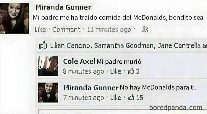 Comentarios ingeniosos superan la publicación original en redes sociales.