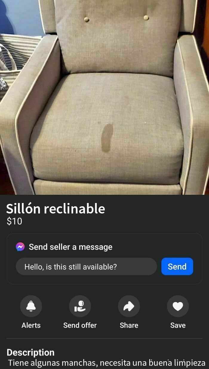 Esa mancha es sospechosa