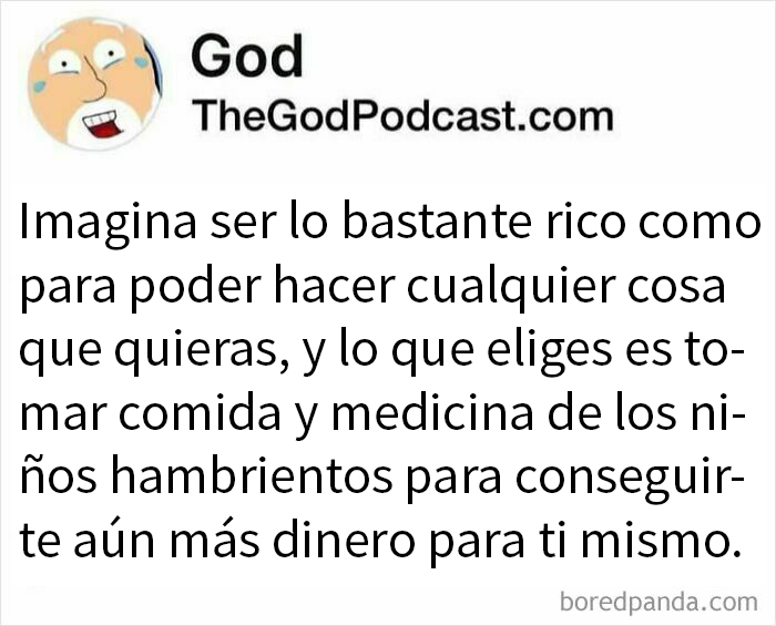 Texto en imagen sobre crítica al capitalismo, destacando hartura contra la riqueza y la injusticia social.