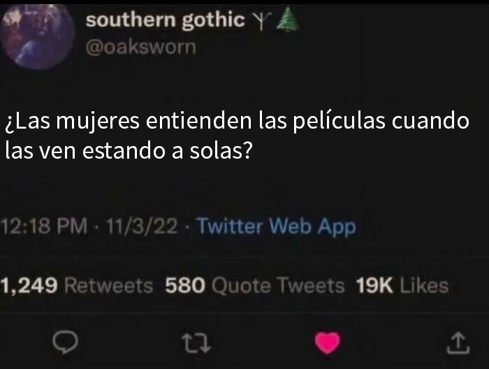 Tuit mostrando comentario cuestionando a mujeres, ejemplo de incels siendo avergonzados por su comportamiento online.