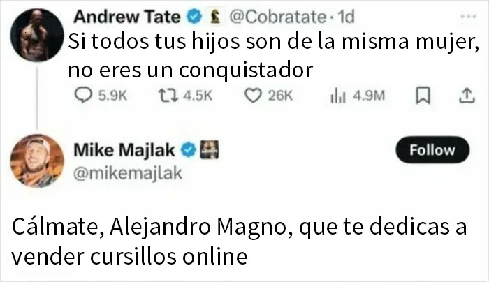 Tweets con insultos salvajes encontrados en Internet, con comentarios sarcásticos y humorísticos para compartir.
