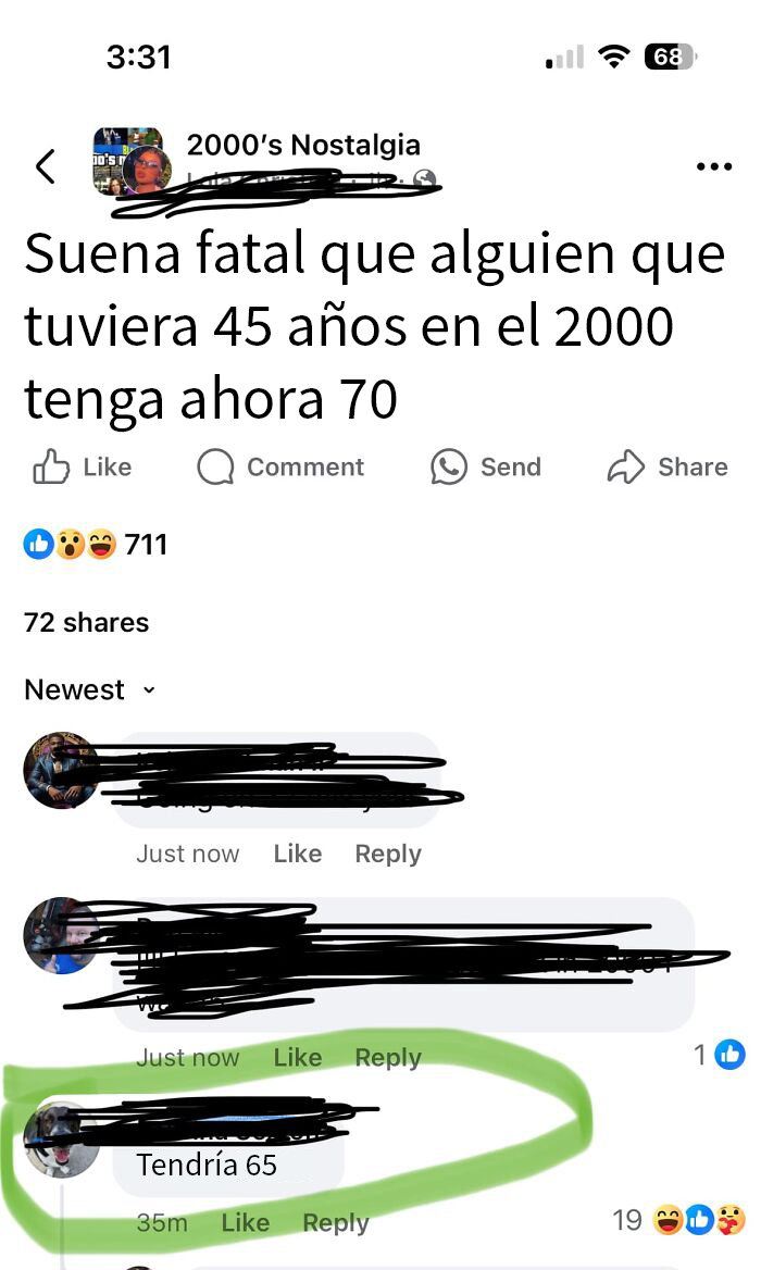 Captura de pantalla de publicación en redes sociales con comentario destacado que hará pensar dos veces antes de corregir a alguien.