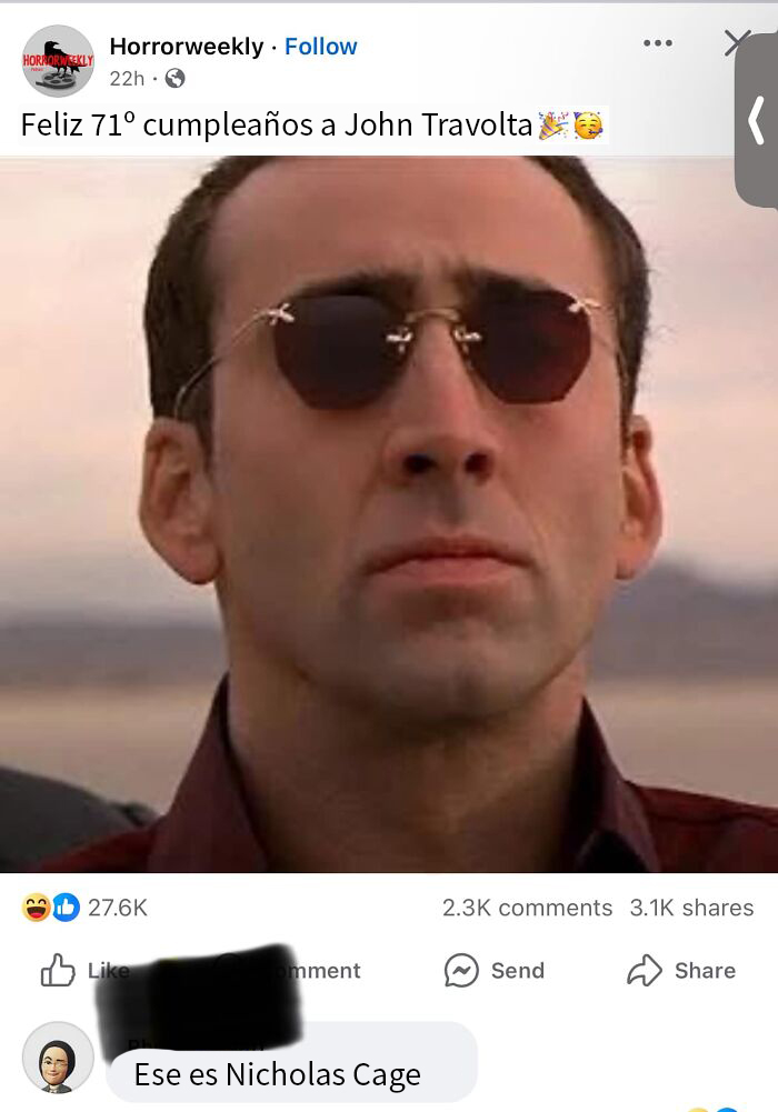 Hombre con gafas de sol en actitud seria que hará pensar dos veces antes de corregir a alguien.