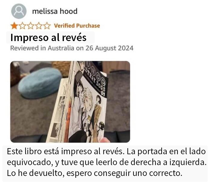 Persona sosteniendo un libro impreso al revés, un claro ejemplo para quienes se lo pensarán dos veces antes de corregir.