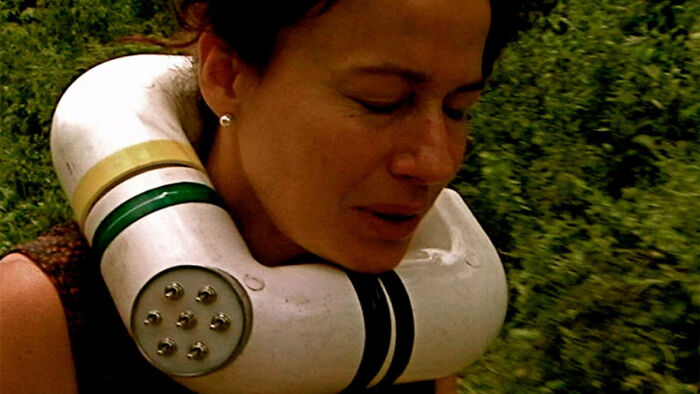 Collar bomba usado por la mafia en Colombia