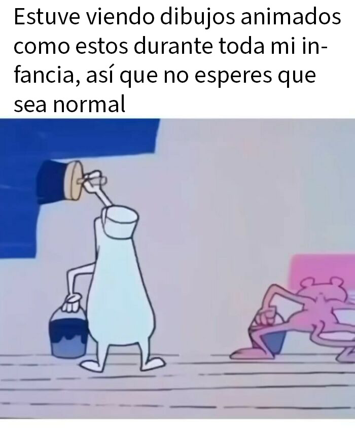 Dibujo animado clásico con personajes icónicos para adultos mayores que entienden publicaciones del pasado nostálgicas.