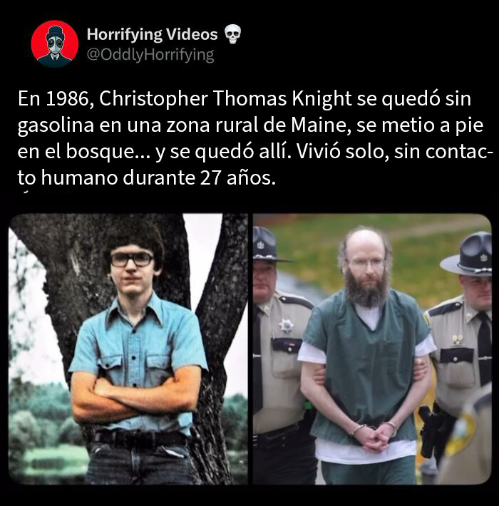 Hombre vive solo en bosque 27 años relato extraño y terrorífico que pone a prueba tus nervios con historias reales