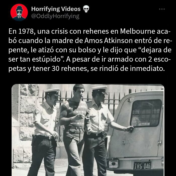 Hombre armado siendo detenido durante crisis con rehenes en Melbourne, historia extrañamente terrorífica que pondrá a prueba tus nervios.