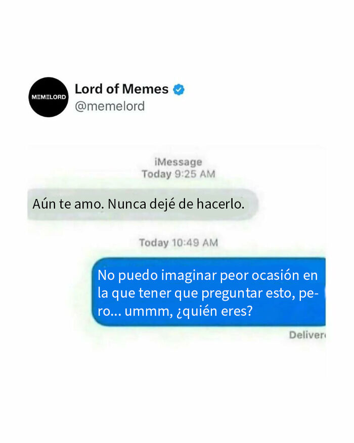 Captura de pantalla de conversación divertida en mensajes que ilustra memes para hacerte reír con humor ligero.
