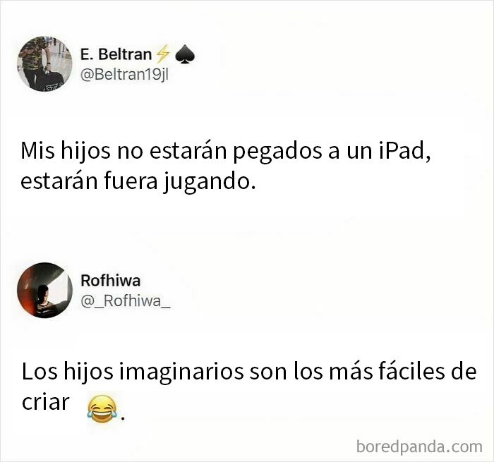 Memes divertidos sobre madres y lo absurdo de la crianza de los hijos en situaciones cotidianas y humorísticas.