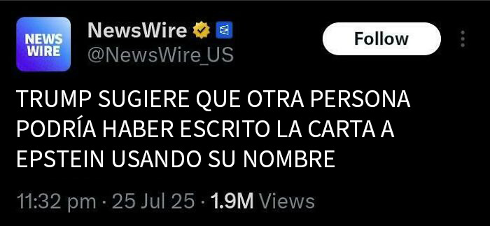 Captura de pantalla de Twitter con noticia relacionada a intentos fallidos y el universo con otros planes.