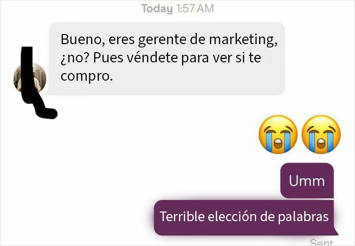 Captura de pantalla de chats locos en apps de citas con mensajes inesperados y respuestas agresivas entre usuarios.