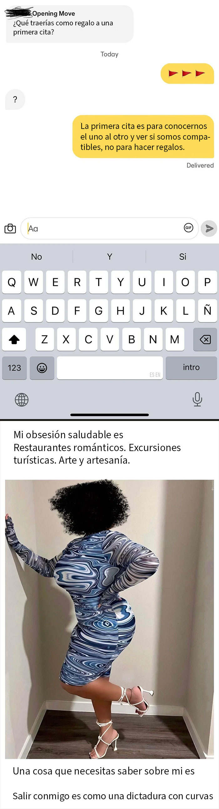 Mujer con vestido ajustado y tacones posa de perfil representando mujeres tóxicas que necesitan poner los pies en el suelo.