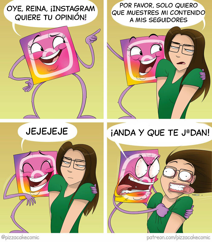 Cómic divertido sobre la vida cotidiana, redes sociales, humor y el caos que generan los gatos y tecnología.