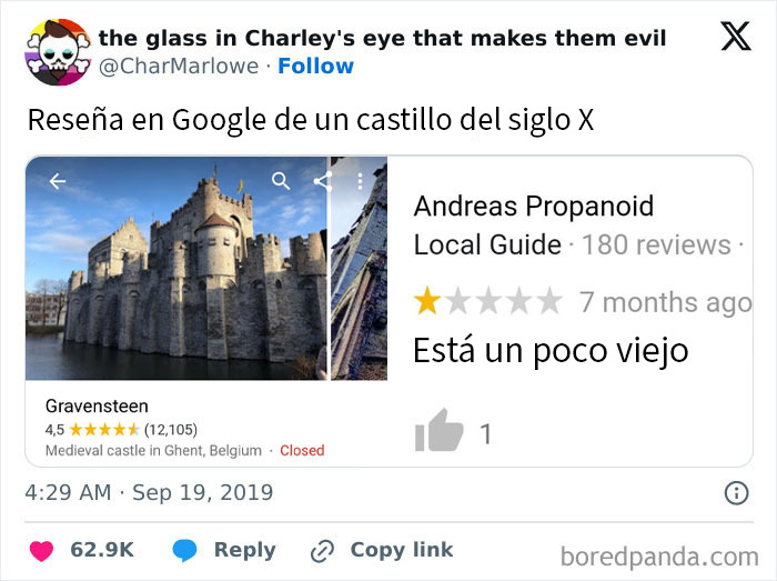 Deberían haber construido uno nuevo