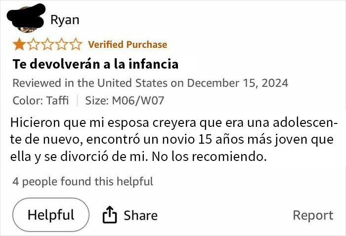 Reseña de unos patines en línea. No son seguros para las esposas, cuidado