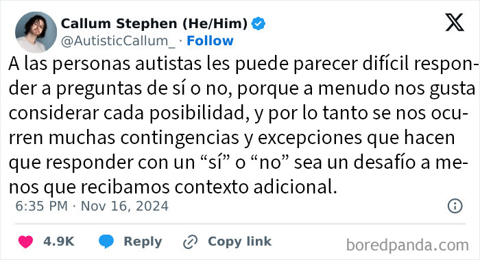 Tuit humorístico sobre ADHD mostrando la rapidez mental y enfoque único de personas neurodivergentes con memes divertidos.